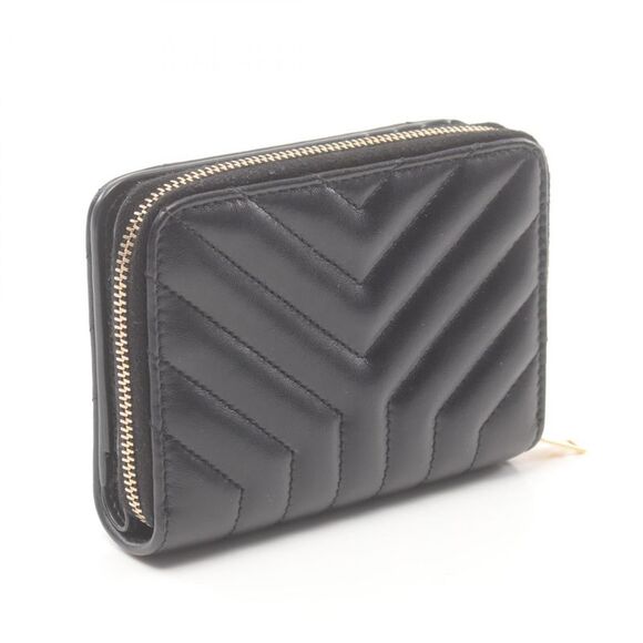 Yves Saint Laurent JOAN Leather Wallet Black - Picture 6 of 6